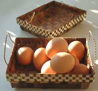 

   01687 Mini dish, check rim   
   (with eggs!)

