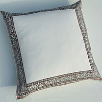 

   «Mosque»
   60cm continental pillowcase   
   Brown

