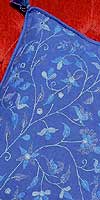

   08756 Blue vine cushion cover 40cm    

