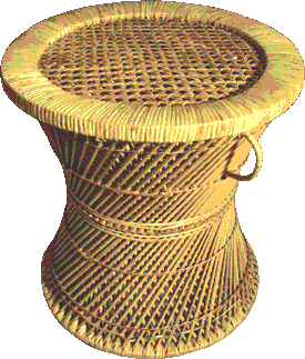 

   11897 The Morah
   Traditional subcontinent stool -   
   made of cane and bamboo.
   Strong and comfortable.

   Click to move on to
   Optikos pictureframe

