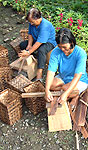 

   Making the baskets   

