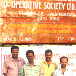 

   Cooperative members and sign   

