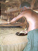 

   Coir weaving   

