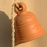 

   7 bells on a string:   
   Close-up of bell

