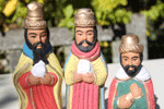 

   Three kings bearing gifts   
.

