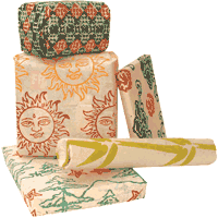 

   «Mountains giftwrap»™   
   5 assorted blockprints

