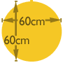 

   Splendid
   60cm diameter globe   

