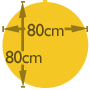 

   Magnificent
   80cm diameter globe   

