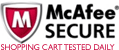 

   Shopping cart checked daily by McAfee   
.
