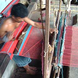 

   The weavers' co-op in Warangal   
.
