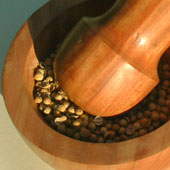 

   11565 Wood pestle & mortar   

   Click picture to
   move on to stone
   pestle & mortar   

